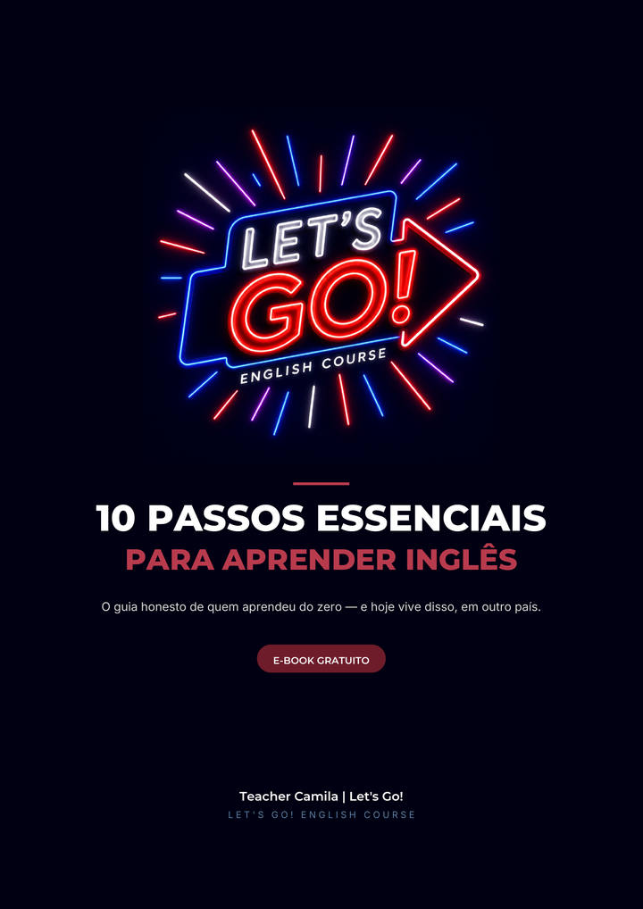 Capa do e-book 10 Passos Essenciais Para Aprender Inglês